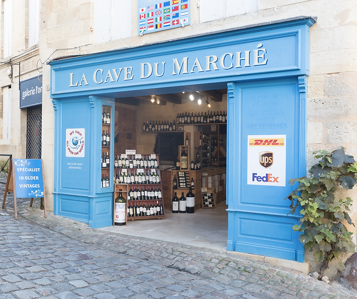 La Cave du Marché à Saint-Émilion, vue de l'extérieur